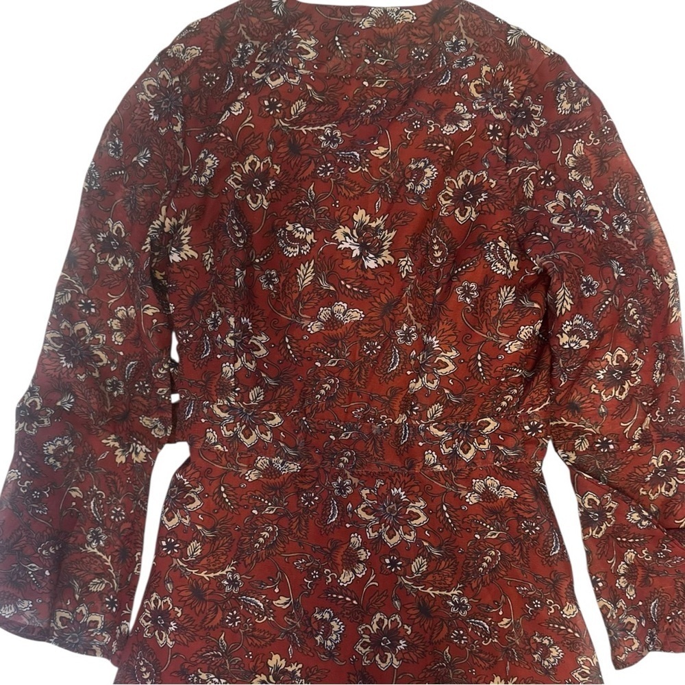Roper Western Wrap Dress Size Medium New without Tags - Picture 11 of 11